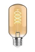Classic Style LED T45 E27 Dimmable Ø45x110mm 4W 2100K, 200lm, Amber Finish, 3yrs Warranty