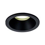 Comfort GU10 Downlight Round, 1 x GU10 (Max 12W), IP54, Matt Black, Cut Out: 75mm, 2yrs Warranty, Lampholder Included