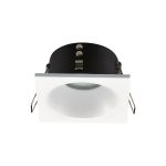 Comfort GU10 Downlight Square, 1 x GU10 (Max 12W), IP54, Matt White, Cut Out: 75mm, 2yrs Warranty, Lampholder Included