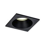 Comfort GU10 Downlight Square, 1 x GU10 (Max 12W), IP54, Matt Black, Cut Out: 75mm, 2yrs Warranty, Lampholder Included