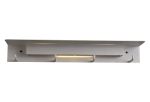 Fuerteventura 60cm Linear Wall Lamp Coat Rack, 9W LED, 3000K, 600lm, Matt White, 3yrs Warranty