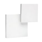 Tahiti Wall Light Squares 5W LED 3000K Matt White, 285lm, 3yrs Warranty