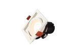 Bezz 10 Dimmable Tridonic 10W 676lm 3000K 24°, Matt White Adj. Deep Recess spot light, 20° Tilt, 20° Rot., IP20, NO DRIVER REQUIRED, 5yrs Warranty