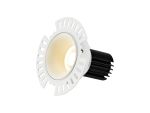 Basy 10 Dimmable Tridonic 10W 676lm 3000K 36°, White IP20 Fixed Recessed Spotlight , NO DRIVER REQUIRED, 5yrs Warranty