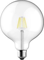 Value Classic  LED Globe 120mm E27 6.5W 2700K Warm White 806lm Dimmable Lamp Clear Finish 3yrs Warranty