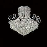 Pearl 60cm Ceiling Round 12 Light E14 Polished Chrome/Crystal Item Weight: 18.3kg