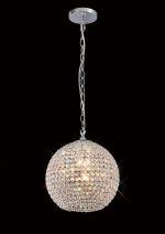 Ava 30cm Pendant 5 Light G9 Polished Chrome/Crystal