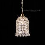 Kudo Bell Non-Electric SHADE ONLY French Gold/Crystal