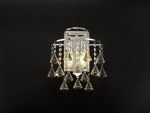 Inina Wall Lamp Switched 2 Light E14 Polished Chrome/Crystal