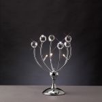 Xeena Crystal Table Lamp 3 Light G4 Polished Chrome, NOT LED/CFL Compatible