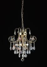 Rosina 42cm Pendant 5 Light G9 French Gold/Crystal