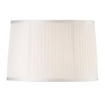 Willow Fabric Shade White 360/400mm x 260mm