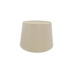 Sutton Dual Mount Round Empire, 320/400 x 260mm Dual Faux Silk Fabric Shade, Nude Beige/Moonlight