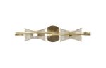 Kromo Wall Lamp Switched 2 Light G9, Antique Brass