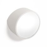 Mini IP44 Wall Light Round 2x5W G9 LED (not incl.), Matt White