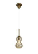 Sonata Pendant 15cm Round, 1 x E27, Bronze