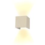 Taos Wall Lamp, 12W LED, 3000K, 1100lm, IP65, White Cement, 3yrs Warranty