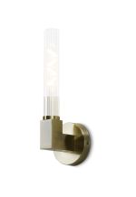 Belluno 1 Light Wall, E27, IP44, Antique Brass