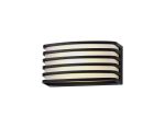 Alti Wall Lamp, 1 x E27, IP54, Matt Black/Opal PC Shade, 2yrs Warranty