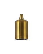 Briciole 4.7cm Lampholder Kit, Gilt Bronze, E27 c/w Cable Clamp & Deeper Shade Ring, Suitable For Shades & Cages