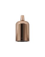 Briciole 4.7cm Lampholder Kit, Rose Gold, E27 c/w Cable Clamp & Deeper Shade Ring, Suitable For Shades & Cages