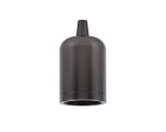 Briciole 4.7cm Lampholder Kit, Black Chrome, E27 c/w Cable Clamp, Suitable For Shades & Cages