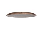 Briciole Round Flat Metal 35cm Lampshade, Rose Gold
