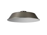 Briciole Round 35cm Lampshade With Angled Sides, Brushed Nickel