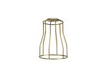 Briciole Tall Round 14cm Wire Cage Shade With Angled Sides, Gilt Bronze