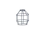 Briciole Hexagon 14cm Wire Cage Shade, Cool Grey