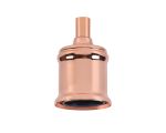 Briciole 5cm Metal Lampholder Kit, Rose Gold, E27 c/w Cable Clamp, NOT Suitable For Shades & Cages