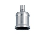 Briciole 5cm Metal Lampholder Kit, Chrome, E27 c/w Cable Clamp, NOT Suitable For Shades & Cages