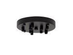 Briciole 18cm 9 Hole Canopy/Ceiling Rose Kit, Black