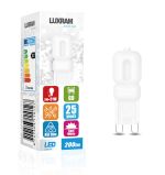 CapsuLED G9 2W 4000K Natural White Lamp,, 200lm, Frosted Finish 3yrs Warranty