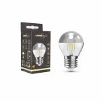 Classic Deco Silver Top Ball G45 Lamp, E27 4W, 2700K, 330lm, 3yrs Warranty