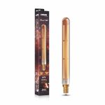 Classic Deco LED 280mm Tubular Line E14 Dimmable Lamp 6W 1800K Extra Warm White, 500lm, Gold Glass, 3yrs Warranty