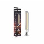 Classic Deco LED 185mm Tubular Line, E27 Dimmable Lamp 4W 4000K Natural White, 300lm, Smoke Glass, 3yrs Warranty