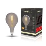Classic Style LED Type C E27 Dimmable Lamp 220-240V 4W 2100K, 120lm, Smoke Finish, 3yrs Warranty