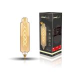 Classic Style LED Type H E27 Dimmable Lamp 220-240V 4W 2100K, 200lm, Amber Finish, 3yrs Warranty