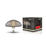 Classic Style LED Type J E27 Dimmable Lamp 220-240V 4W 2100K, 120lm, Smoke Finish, 3yrs Warranty