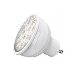 Curvodo LED GU10 5.5W Warm White Lamp, 3000K 450lm (White Lamp,)
