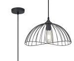 Digimail 40cm Dome Pendant, 1 x E27, Graphite