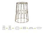 Vida 30cm Non-Electric French Gold Adjustable & Flexible Shade