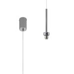 Giuseppe 6cm Polished Chrome 1 Light G9 Universal 2m Drop Single Pendant (FRAME ONLY), For A Vast Range Of Glass Shades