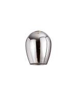 Giuseppe 12x16cm Wine Glass (D) Chrome With Inner Frosted Glass Shade