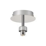 Giuseppe 12cm Polished Chrome 1 Light G9 Universal Flush Light (FRAME ONLY), For A Vast Range Of Glass Shades