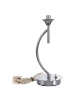 Giuseppe Polished Chrome 1 Light G9 Vertical Table Lamp Without Shade, For A Vast Range Of Glass Shades