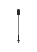 Giuseppe 6cm Satin Black 1 Light G9 Universal 2m Drop Single Pendant (FRAME ONLY), For A Vast Range Of Glass Shades