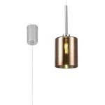 Giuseppe 12cm Single Pendant 2m, 1 x G9, Polished Chrome/Copper Type B Shade