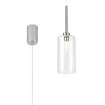 Giuseppe 10cm Single Pendant 2m, 1 x G9, Polished Chrome/Clear Type A Shade